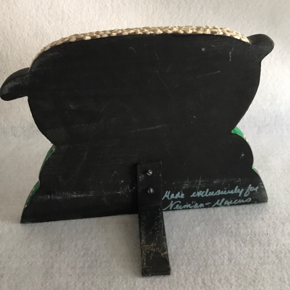 Wooden Lamb Doorstop Neiman Marcus Easter - Picture 5 of 8